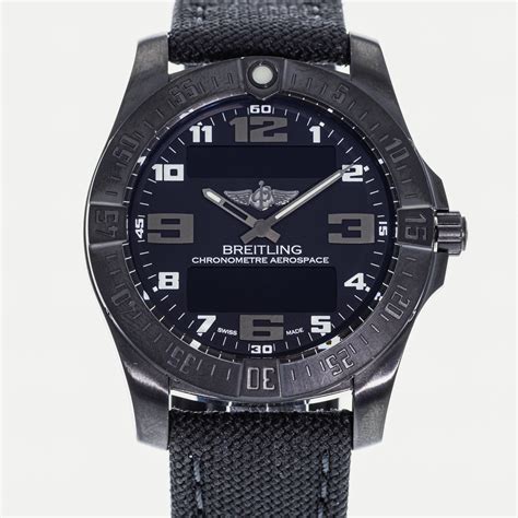 breitling aerospace evo night mission v79363|breitling aerospace evo f 16.